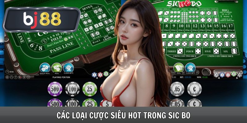 Các loại cược siêu hot trong Sic Bo